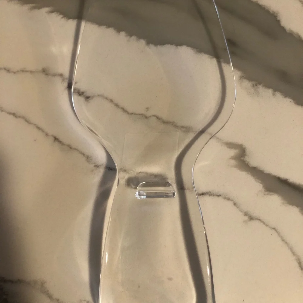 Vintage MCM Lucite Chunky Spoon & Fork Salad Tossers Servers 7